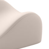 Maxbell Face Down Pillow Memory Foam Wedge Prone Pillow for Lounging Watching Movies beige