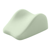Maxbell Face Down Pillow Memory Foam Wedge Prone Pillow for Lounging Watching Movies green