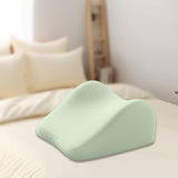 Maxbell Face Down Pillow Memory Foam Wedge Prone Pillow for Lounging Watching Movies green