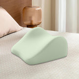 Maxbell Face Down Pillow Memory Foam Wedge Prone Pillow for Lounging Watching Movies green