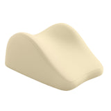 Maxbell Face Down Pillow Memory Foam Wedge Prone Pillow for Lounging Watching Movies yellow