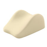 Maxbell Face Down Pillow Memory Foam Wedge Prone Pillow for Lounging Watching Movies yellow