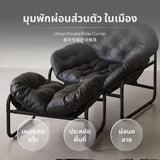 Maxbell Urban Solo Sofa Chair / Faux Leather / Living Room / High Load · Black