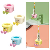 Maxbell Toothbrush Holder Wall Mounted Bathroom Organizer for Hotel Home Accessories Pink