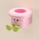 Maxbell Toothbrush Holder Wall Mounted Bathroom Organizer for Hotel Home Accessories Pink