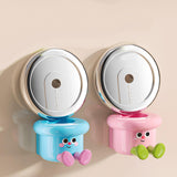 Maxbell Toothbrush Holder Wall Mounted Bathroom Organizer for Hotel Home Accessories Pink