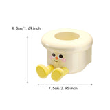 Maxbell Toothbrush Holder Wall Mounted Bathroom Organizer for Hotel Home Accessories White