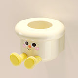 Maxbell Toothbrush Holder Wall Mounted Bathroom Organizer for Hotel Home Accessories White