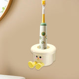 Maxbell Toothbrush Holder Wall Mounted Bathroom Organizer for Hotel Home Accessories White