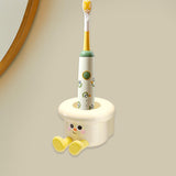 Maxbell Toothbrush Holder Wall Mounted Bathroom Organizer for Hotel Home Accessories White