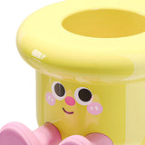 Maxbell Toothbrush Holder Wall Mounted Bathroom Organizer for Hotel Home Accessories Yellow