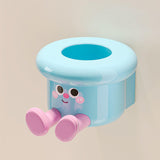 Maxbell Toothbrush Holder Wall Mounted Bathroom Organizer for Hotel Home Accessories Blue