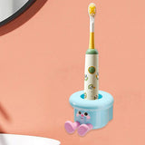 Maxbell Toothbrush Holder Wall Mounted Bathroom Organizer for Hotel Home Accessories Blue