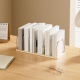 Maxbell Bookend with Drawers Versatile Book End for Shelves for Office Home Magazine White