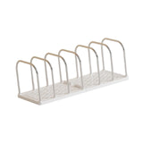 Maxbell Book End Sturdy Versatile Book Support Bookend for Office School Living Room White
