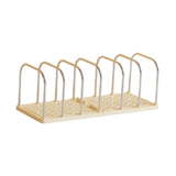 Maxbell Book End Sturdy Versatile Book Support Bookend for Office School Living Room Yellow