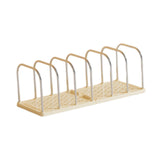 Maxbell Book End Sturdy Versatile Book Support Bookend for Office School Living Room Yellow
