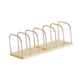 Maxbell Book End Sturdy Versatile Book Support Bookend for Office School Living Room Yellow