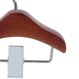 Maxbell Pet Clothes Hanger Wooden Small Clothes Hanging for Doll Newborn Cat Costume Dark Brown