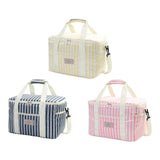 Maxbell Cooler Cooling Tote Lunch Box Travel Beach Party Camping Insulated Lunch Bag Navy