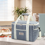 Maxbell Cooler Cooling Tote Lunch Box Travel Beach Party Camping Insulated Lunch Bag Navy