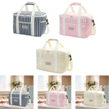 Maxbell Cooler Cooling Tote Lunch Box Travel Beach Party Camping Insulated Lunch Bag Navy