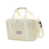 Maxbell Cooler Cooling Tote Lunch Box Travel Beach Party Camping Insulated Lunch Bag Beige