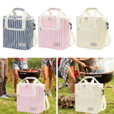 Maxbell Insulated Lunch Bag Picnic Lunch Box Kayaking Party Home Cooler Cooling Tote Dark Blue
