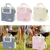 Maxbell Insulated Lunch Bag Picnic Lunch Box Kayaking Party Home Cooler Cooling Tote Dark Blue