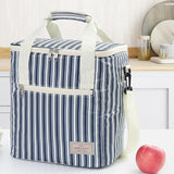 Maxbell Insulated Lunch Bag Picnic Lunch Box Kayaking Party Home Cooler Cooling Tote Dark Blue