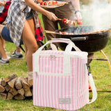 Maxbell Insulated Lunch Bag Picnic Lunch Box Kayaking Party Home Cooler Cooling Tote Pink