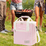 Maxbell Insulated Lunch Bag Picnic Lunch Box Kayaking Party Home Cooler Cooling Tote Pink