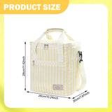 Maxbell Insulated Lunch Bag Picnic Lunch Box Kayaking Party Home Cooler Cooling Tote Beige