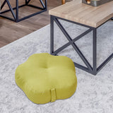 Maxbell Round Floor Pillow Decorative Meditation Floor Pillow for Chair Sofa Bedroom green