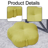 Maxbell Round Floor Pillow Decorative Meditation Floor Pillow for Chair Sofa Bedroom green