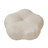 Maxbell Round Floor Pillow Decorative Meditation Floor Pillow for Chair Sofa Bedroom white