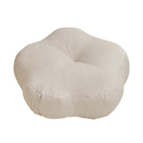 Maxbell Round Floor Pillow Decorative Meditation Floor Pillow for Chair Sofa Bedroom white