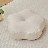 Maxbell Round Floor Pillow Decorative Meditation Floor Pillow for Chair Sofa Bedroom white