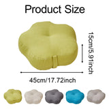 Maxbell Round Floor Pillow Decorative Meditation Floor Pillow for Chair Sofa Bedroom white