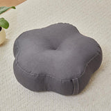 Maxbell Round Floor Pillow Decorative Meditation Floor Pillow for Chair Sofa Bedroom Dark Gray