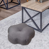 Maxbell Round Floor Pillow Decorative Meditation Floor Pillow for Chair Sofa Bedroom Dark Gray