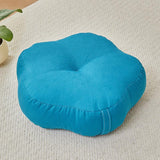 Maxbell Round Floor Pillow Decorative Meditation Floor Pillow for Chair Sofa Bedroom blue