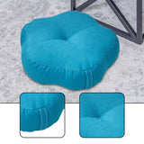 Maxbell Round Floor Pillow Decorative Meditation Floor Pillow for Chair Sofa Bedroom blue