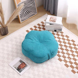 Maxbell Round Floor Pillow Decorative Meditation Floor Pillow for Chair Sofa Bedroom blue