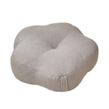 Maxbell Round Floor Pillow Decorative Meditation Floor Pillow for Chair Sofa Bedroom Light Gray