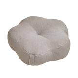 Maxbell Round Floor Pillow Decorative Meditation Floor Pillow for Chair Sofa Bedroom Light Gray