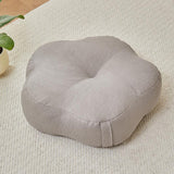 Maxbell Round Floor Pillow Decorative Meditation Floor Pillow for Chair Sofa Bedroom Light Gray