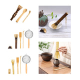 Maxbell Matcha Whisk Set for Beginners Ceremony Accessories Mixer Brush Matcha Tools Dark 3pcs set