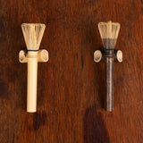 Maxbell Matcha Whisk Set for Beginners Ceremony Accessories Mixer Brush Matcha Tools Dark 3pcs set