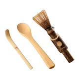 Maxbell Matcha Whisk Set for Beginners Ceremony Accessories Mixer Brush Matcha Tools Dark 3pcs set
